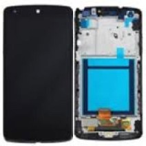 Genuine LG G3 (D855) Complete lcd with digitizer and frame assembly in Titanium Black -